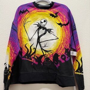 Disney Parks Nightmare Before Christmas Jack Skellington pullover